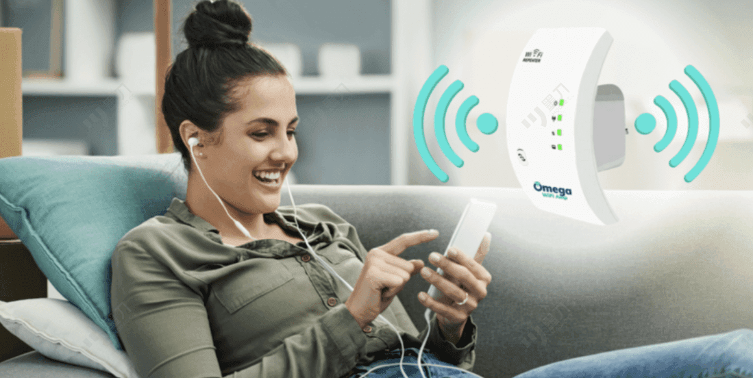 Omega WiFi Amp – Instantly Boost WiFi & Eliminate Dead Spots
