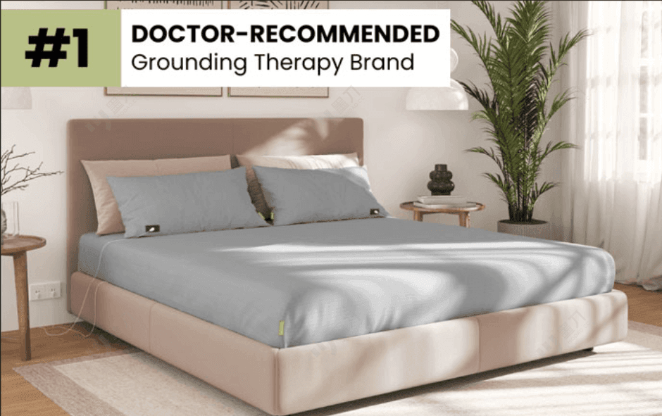 Terra Grounding Bed Sheets | Silver–infused grounding sheet for better sleep