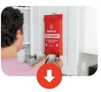 wamoma fire blanket how to use step1