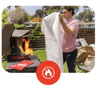 wamoma fire blanket how to use step2